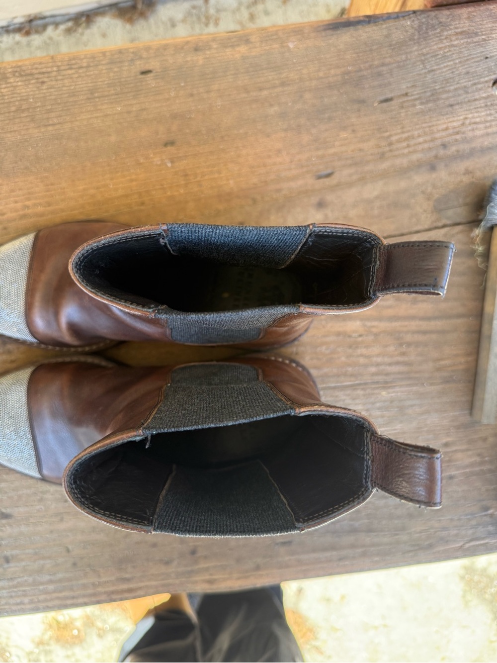 Brunello Cucinelli Brown Leather Chelsea Boots size 37 - Picture 4 of 9